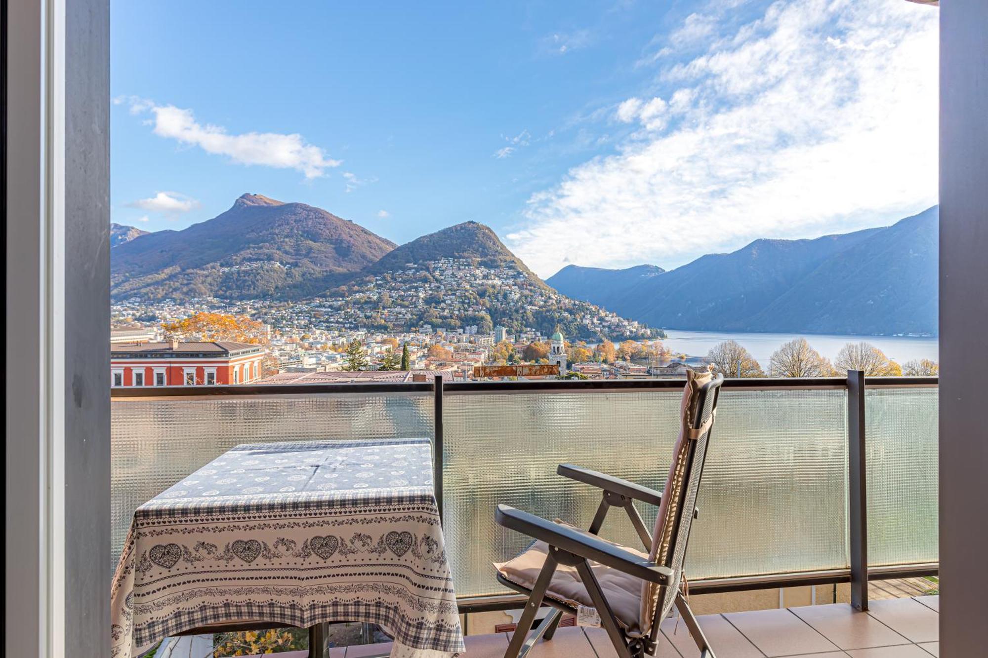 Apartamento Imperial Of Lugano 4 With A Lake View Behind The Station And 10 Min From The Lake Exterior foto